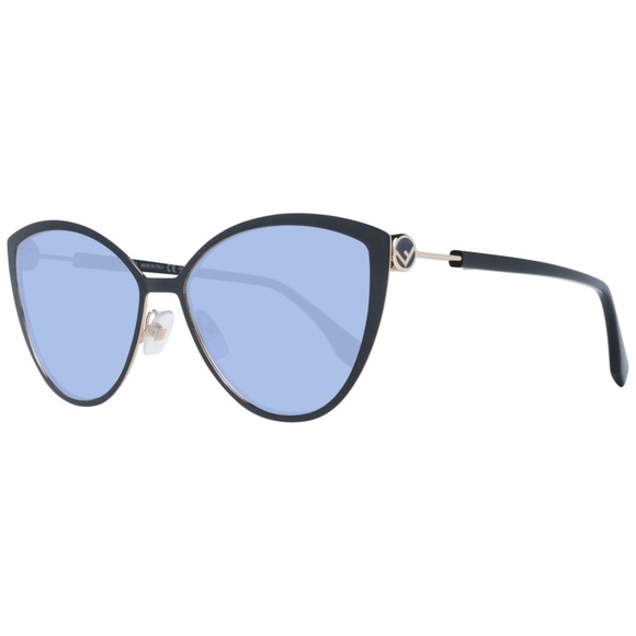 FENDI Black Cat Eye Aviator Sunglasses - Picture 5 of 5